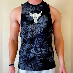 PROJECT ROCK Cut Off Tank Top super stretchy